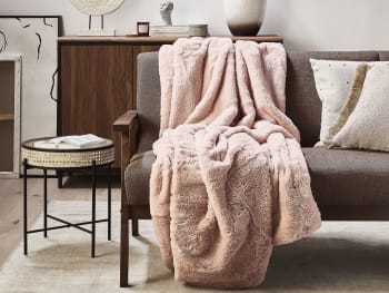 Ibena Coperta Morbida In Microfibra 150x200 Cm – Plaid Accogliente Per Divano E Letto, Antracite - 2