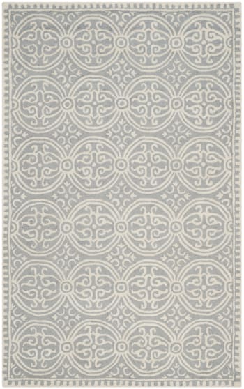 Cambridge - Innenteppich in Silber & Elfenbein, 152 X 244 cm