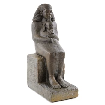 SENENMOUT - Statue Égyptienne Senenmout avec la princesse H20cm
