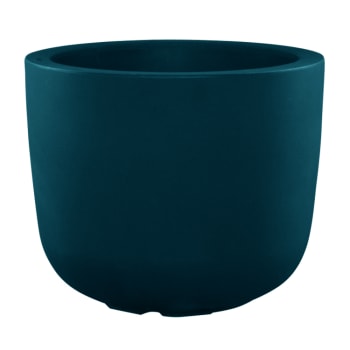 CUP - Pot à fleur en résine recyclable vert paon D70cm