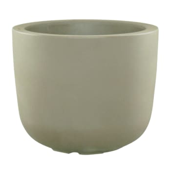 CUP - Pot à fleur en résine recyclable sauge D48cm
