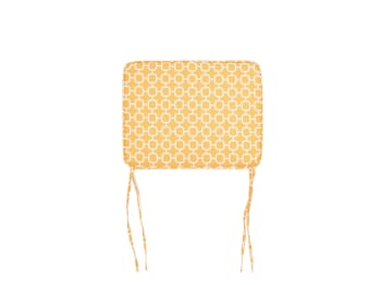Fiji - Conjunto de 2 cojines amarillos para silla de jardín