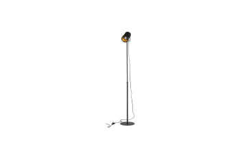 Bente - Lámpara de pie de metal negro