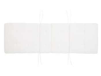 Toscana - Cuscino per lettino da giardino / JAVA bianco crema 188 x 59 x 5 cm