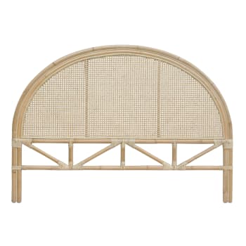 Madya - Testata da letto 140 cm in rattan naturale