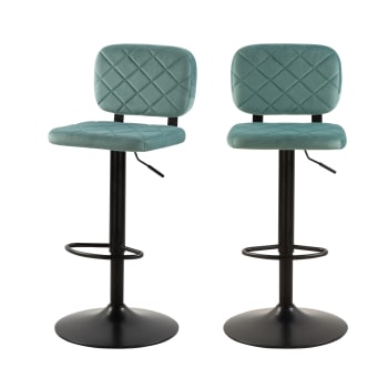 Sgabello da bar di design con schienale - 60cm - Jadon | Privatefloor