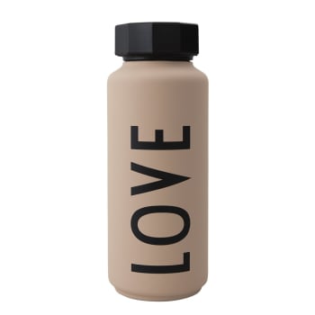 LOVE - Gourde isotherme rose 500ml