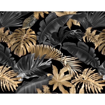 GUYANA GOLD - Papel pintado panorámico negro 384x270