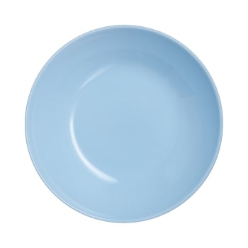 DIWALI LIGHT BLUE - Assiette à soupe en opale bleu D20cm