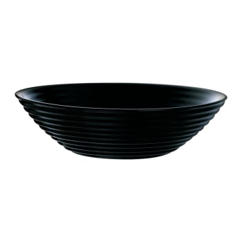 HARENA - Coupelle noire en verre D16cm