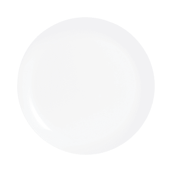 DIWALI - Assiette plate blanche D27cm