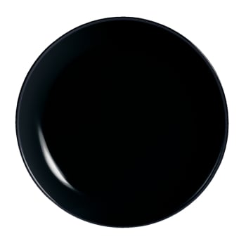 DIWALI - Assiette à dessert noire D19cm