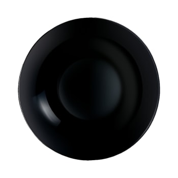 DIWALI - Assiette calotte noire D20cm