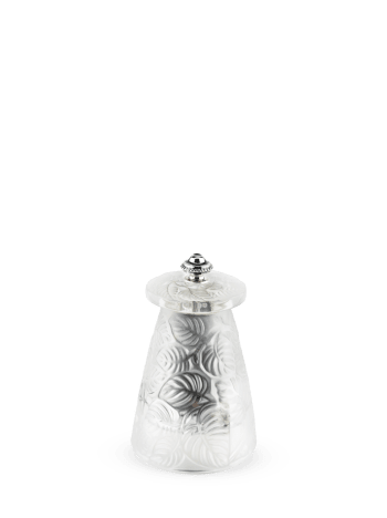 Lalique - Moulin à poivre manuel en cristal H9cm