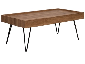 Welton - Tavolino da caffè legno marrone 120 x 60 cm
