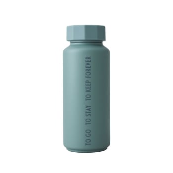 TO GO - Gourde isotherme unie vert gris 500ml