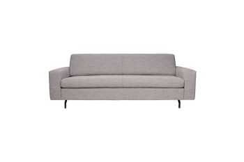 Jean - 3-Sitzer-Sofa aus Stoff, grau