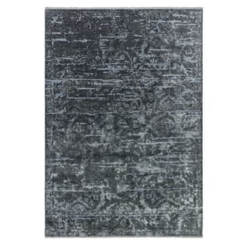 RAYA - Tapis moderne gris 160x230 cm
