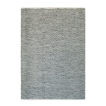 GLAZE - Tapis design en coton gris 120x170 cm