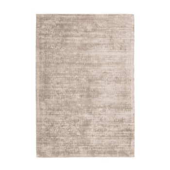 UPTOWN - Tapis moderne en soie beige clair 200x290 cm