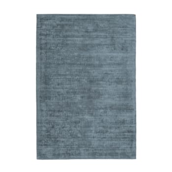 UPTOWN - Tapis moderne en soie bleu 200x290 cm
