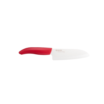 GEN - Petit couteau Santoku rouge 14cm