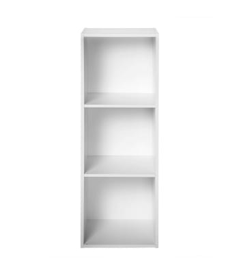 Mueble 3 estantes con fondo 32 x 30 x 94 cm blanco