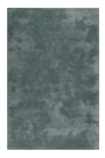 Relaxx - Tapis poils longs tufté vert de gris 160x230