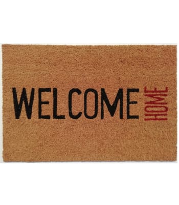 Feldupo marrón "welcome home" - 40 x 60 cm