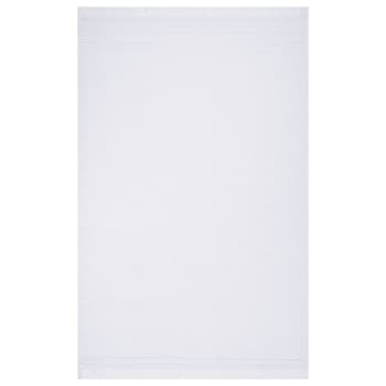 Hera - Serviette de bain en coton blanc 90 x 150