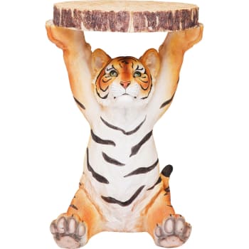 Animal - Table d'appoint tigre en polyrésine