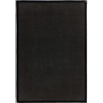LINDO - Tapis en fibre végétale noir 160x230 cm