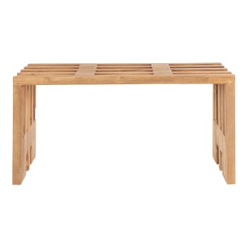 Herculano - Banc design en bois de teck 90cm