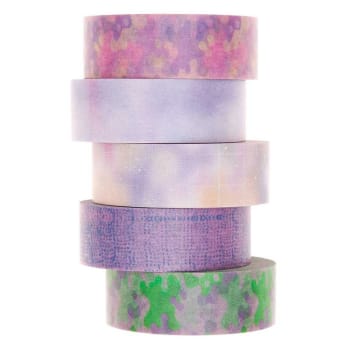 FLOU - 5 masking tapes pastel 1,5cmx10m