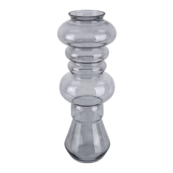 MORGANA - Vase morgana glass H35cm