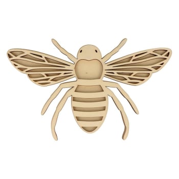 ABEILLE - Décoration en bois abeille