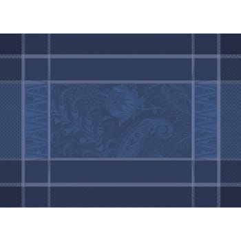Persina crepuscule - Set antitache déperlant coton & autres fibres bleu 54X39