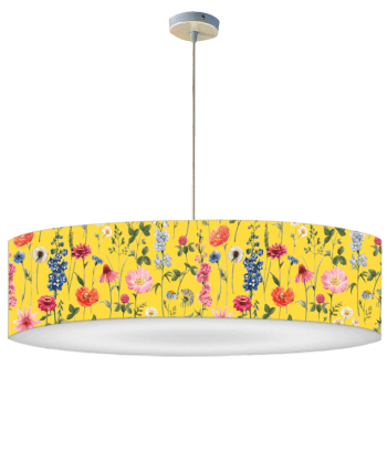 Acidulée - Lámpara de techo flor amarillo acidulado