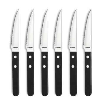 Set di 6 coltelli da bistecca Acciaio inox Goliath