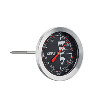 MESSIMO - Thermomètre de cuisson en acier inoxydable argent