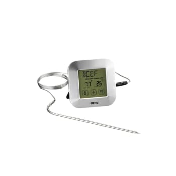 PUNTO - Thermomètre à rôtir numérique en ABS argent
