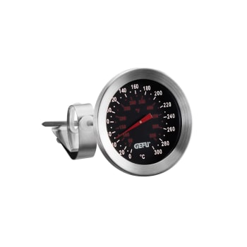 SIDO - Thermomètre de cuisine en acier inoxydable argent