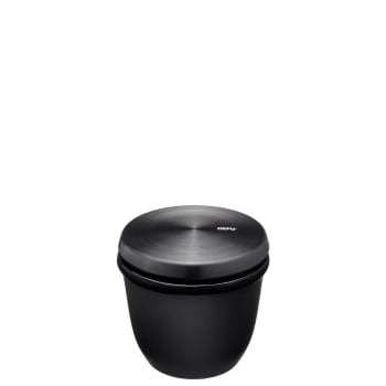 X-PLOSION - Boîte à sel et à épices noir en céramique noir