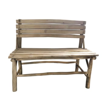 Banc PM Brut Palissandre - meuble style exotique