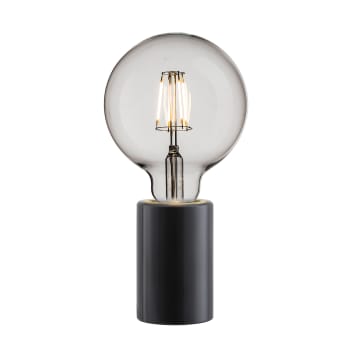 Siv - Pied de lampe en marble noir