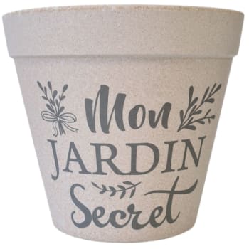 MON JARDIN SECRET - Cache pot bambou D17cm