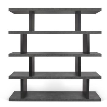 Maison Exclusive - Scaffale Libri Piccolo Dritto Nero 33,5x39,6x79