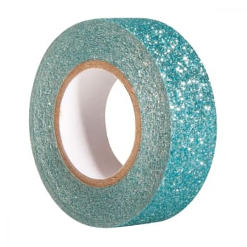 GLITTER - Glitter tape bleu lagon 5mx1,5cm