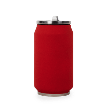 Canette soft 280 ml coloris  rouge