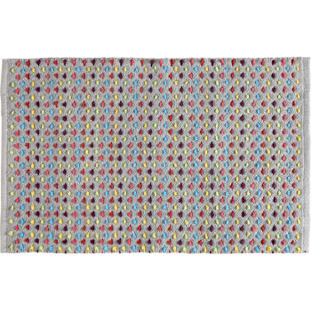 Folk colors - Tapis de bain coton fantaisie multicouleur multicouleur 50x80cm